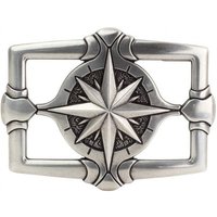 BELTINGER Gürtelschnalle Windrose 4,0 cm - Buckle Wechselschließe Gürtelschließe 40mm - Gürtel von BELTINGER