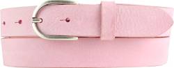 BELTINGER Kinder-Gürtel aus weichem Vollrindleder Vintage-Look 3 cm | Ledergürtel für Mädchen 30mm | Schmaler Gürtel Used-Look | Fuchsia 75cm von BELTINGER