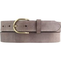 BELTINGER Ledergürtel Damen-Gürtel aus weichem Vollrindleder Vintage-Look 3 cm - Leder-Gürte weiches Leder, Gürtelschnalle in Gold Vintage von BELTINGER