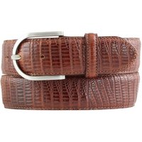 BELTINGER Ledergürtel Damen-Gürtel mit Echsenprägung 4 cm - Jeans-Gürtel für Damen 40mm Rept von BELTINGER