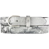 BELTINGER Ledergürtel Damengürtel Metall-Optik aus Vollrindleder 3 cm - Damen-Gürtel Metalli von BELTINGER