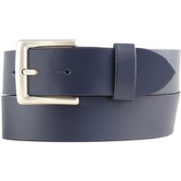 BELTINGER Ledergürtel Gürtel aus 100% echtem Leder mit altsilberner Gürtelschließe 4 cm - Je von BELTINGER