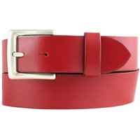 BELTINGER Ledergürtel Gürtel aus 100% echtem Leder mit altsilberner Gürtelschließe 4 cm - Je von BELTINGER