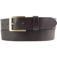 BELTINGER Ledergürtel Gürtel aus Vollrindleder 3,5 cm - Jeans-Gürtel für Herren mit goldener von BELTINGER