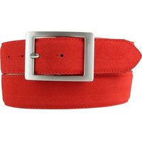 BELTINGER Ledergürtel Herren-Gürtel aus Veloursleder mit Doppel-Schnalle 4 cm - Velour-Leder von BELTINGER