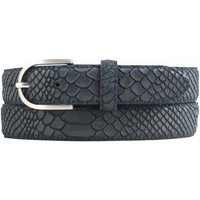 BELTINGER Ledergürtel Kinder-Gürtel mit Pythonprägung 3 cm - Leder-Gürtel für Mädchen 30mm S von BELTINGER