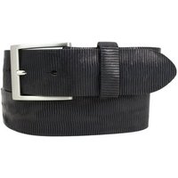 BELTINGER Ledergürtel Leder-Gürtel aus Vollrindleder Metall-Optik 4 cm - Herren-Gürtel Metal von BELTINGER