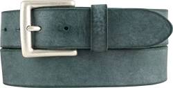BELTINGER Premium Weicher Vollrindledergürtel, 40 mm breit, Used Look, Jeans & Hosen, Vintage Stil, Made in Italy, Casual und Office | Khaki 120cm von BELTINGER
