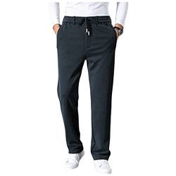 BELWAD Jogginghose für Herren Lockere Passform Athletische Leichte Jogginghose mit Elastischem Bund und Tiefen Taschen,Dark Grey,3XL von BELWAD