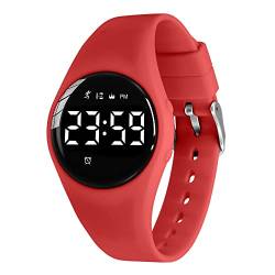 BEN NEVIS Digital Kinderuhr Jungen-Sports Outdoor Wasserdicht Armbanduhr mit LED-Licht,Wecker,Stoppuhr,Datum,Fitness Tracker Uhr mit Schrittzähler,Distanz-Silikon Armband von BEN NEVIS