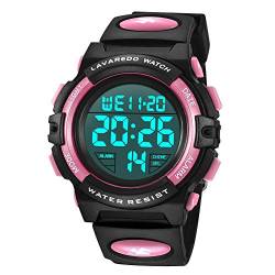 BEN NEVIS Digital Uhren für Kinder Jungen - 50 M Wasserdicht Sports Outdoor Digitaluhr Kinder Silikon Armbanduhr mit Wecker/Stoppuhr/LED-Licht/Stoßfest/Datum,Elektronische Kinderuhren Blau von BEN NEVIS