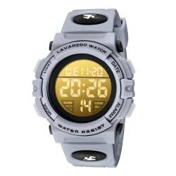 BEN NEVIS Digital Uhren für Kinder Jungen - 50 M Wasserdicht Sports Outdoor Digitaluhr Kinder Silikon Armbanduhr mit Wecker/Stoppuhr/LED-Licht/Stoßfest/Datum,Elektronische Kinderuhren von BEN NEVIS