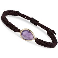 BENAVA Armband Yoga Armband - Amethyst Edelstein Perlen mit Anhänger, Handgemacht von BENAVA