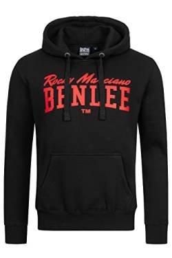 BENLEE Herren Kapuzensweatshirt Normale Passform STRONGHURST Black/Red XXL von BENLEE Rocky Marciano