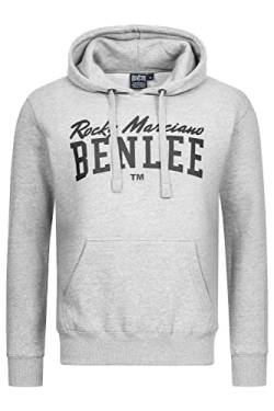 BENLEE Herren Kapuzensweatshirt Normale Passform STRONGHURST Marl Grey/Black XL von BENLEE Rocky Marciano