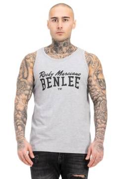 BENLEE Herren Singlet Normale Passform LUDICA Marl Grey/Black M von BENLEE Rocky Marciano