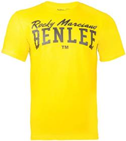 BENLEE Herren T-Shirt Normale Passform Logo Yellow/Black S von BENLEE Rocky Marciano