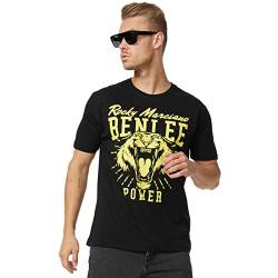 BENLEE Herren T-Shirt Normale Passform Tiger Power Black/Yellow S von BENLEE Rocky Marciano