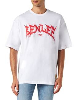 BENLEE Herren T-Shirt Oversize World Tour White/Red M von BENLEE Rocky Marciano