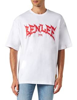 BENLEE Herren T-Shirt Oversize World Tour White/Red S von BENLEE Rocky Marciano