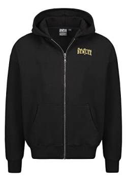 Benlee Herren Zip Hoodie Oversize Libero, Farbe:Black/Yellow, Größe:M von BENLEE Rocky Marciano