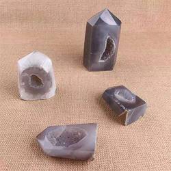BEPHON 1pc Natürliche Kristallsteine ​​Achat Kleine Säulen 140g-980g Heimtextilien WEISHENYIN (Color : 1pc 830g-890g) von BEPHON
