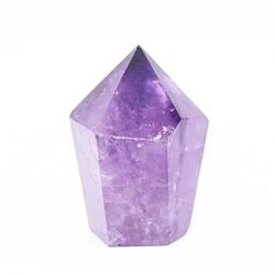 BEPHON Kristall 1pc 50mm-60mm natürlicher Amethyst-Turm-Zauberstab-Punkt-Kristallstein-Geschenk for Dekoration WEISHENYIN von BEPHON