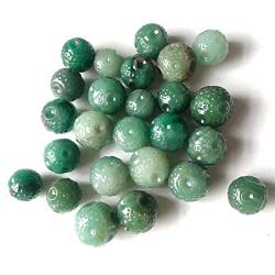 BEPHON Kristall Naturkristall Mischmaterialien Hand Mondkrater Kristallsteinkugeln Kristallsteine ​​zur Dekoration WEISHENYIN (Color : Green Fluorite_Approx25-30mm) von BEPHON
