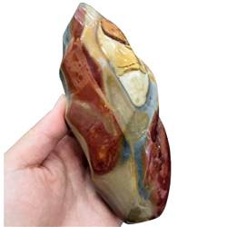 BEPHON Natürliche Kristall Ozean Jaspis Stein Quarz Flamme 500G-1500G 1PC Geeignet for Möbeldekoration JIYUEYIN (Color : 1120g-1300g 1pc) von BEPHON