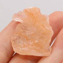 BEPHON Natürliches Kristallquarz-Mineralexemplar, orange, zerkleinerter Stein, Reiki-, unregelmäßig, rau, 1 Stück, geeignet for Möbeldekoration WEISHENYIN von BEPHON
