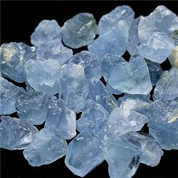BEPHON Schöner Kristall 50 g Naturstein Mineralproben Madagaskar Stein Home Decor Coelestin Blue Coelestin Crystal Blue Stone Celestine Stone WEISHENYIN (Material : 1000g) von BEPHON
