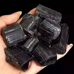 BEPHON Wunderschöner Kristall 200 g Naturrohstein Roher schwarzer Turmalin for FengShui-Dekoration WEISHENYIN von BEPHON