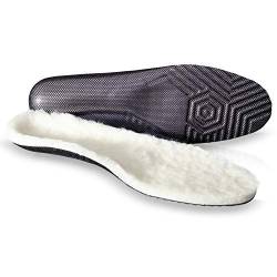 BERGAL X-TREME LAMBSKIN 1 Paar Lammfell-Sohlen anatomisch geformt für mehr Halt in Boots, ultra wärmende Winter-Einlagen, warme Thermosohle, natürliche Schaffell Schuheinlagen, echtes Fell, Gr. 38 von BERGAL