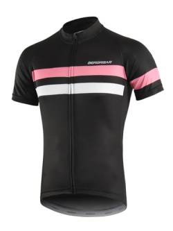 BERGRISAR Herren Radtrikot Kurzarm Bike Shirt, 8001rosa, XX-Large von BERGRISAR