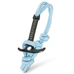 BËRGSTEIGER ICE AXE Armband für Herren & Damen mit Eispickel - hochwertiges Stoffarmband - Bracelet geflochten - Armbänder aus Stoff - ideales Bergsteiger Geschenk (Himmelblau) von BËRGSTEIGER