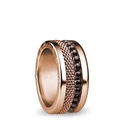 BERING Austauschbar Ringkombination für Damen in Rosé Gold & Braun mit einzigartigem Twist- & Change System, Donube von BERING