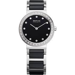 BERING Damen Uhr Quarz Movement - Ceramic Collection mit Edelstahl/Keramik und Saphirglas 10729-702 Armbandsuhren - Wasserdicht: 5 ATM von BERING