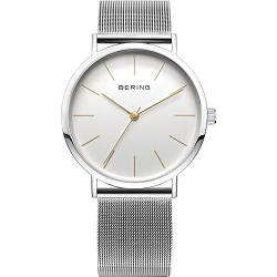 BERING Damen Uhr Quarz Movement - Classic Collection mit Edelstahl und Saphirglas 13436-001 Armbandsuhren - Wasserdicht: 3 ATM von BERING