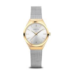 BERING Damen Uhr analog Quarz mit Milanaise-Armband 18729-010 von BERING