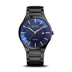 BERING Herren Uhr Solar Movement - Solar Collection mit Titan und Saphirglas 15239-727 Armbandsuhren - Wasserdicht: 10 ATM von BERING