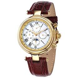 BERNY Klassische Automatikuhr für Herren, luxuriöse mechanische Armbanduhr, Gold von BERNY