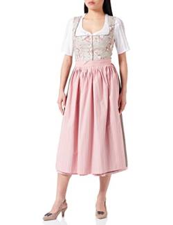 BERWIN & WOLFF TRACHT FOLKLORE LANDHAUS Damen 826075 Kleid, Taupe mit Rosa, 34 von BERWIN & WOLFF TRACHT FOLKLORE LANDHAUS