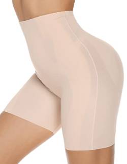 BESDEL Damen Butt Lifter Miederhose Kontrolle Shapewear Figurformender Beige M von BESDEL