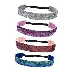 BESPORTBLE 4 Stück Sport-stirnband Für Kinder Haarschmuck Kinder Hijab Haargummis Für Kinder Sportliche Stirnbänder Kopftuch Für Kinder Haaraccessoires Schmücken Laufen Reisen Stoff von BESPORTBLE