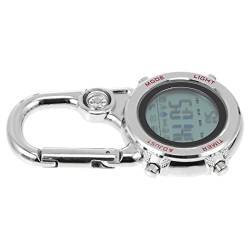 BESPORTBLE Clip auf Digitaler Uhr Wasserdicht: Carabiner FOB Uhr Outdoor Pocket Watch Rucksack Gürteluhr für Ärzte Krankenschwestern Outdoor- Aktivitäten Camping Rot von BESPORTBLE