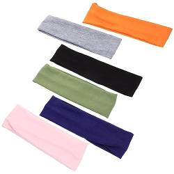 BESPORTBLE Elastisch Geldbörse Damen Katze 6 Stück Dekorative Elastische Stirnbänder Tragbare Sport-Haarbänder Yoga-Fitness-Stirnbänder Sport-Stirnbänder Elastisches Stirnband von BESPORTBLE