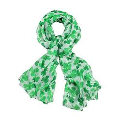 BESTOYARD Schal St. Patrick's Day Kleeblatt Schal elegante Shamrock Schals Wrap Schal von BESTOYARD