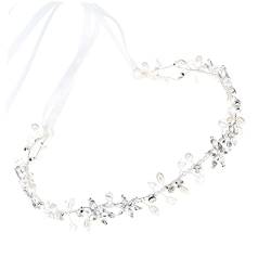 BESTYASH Hochzeitszubehör für die Braut Strassperlen- Taillengürtel fajas para mujeres Brautschärpe Körperschmuck Brautgürtel aus Strass Handbuch Armband Hüftkette Fräulein Zinklegierung von BESTYASH