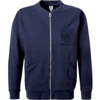 BETTER RICH Herren Sweatjacke blau Baumwolle unifarben von BETTER RICH