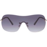 BEZLIT Eyewear Monoscheibensonnenbrille Damen Sonnen Brille Monoscheiben (1-St) mit schwarzen Linsen von BEZLIT Eyewear